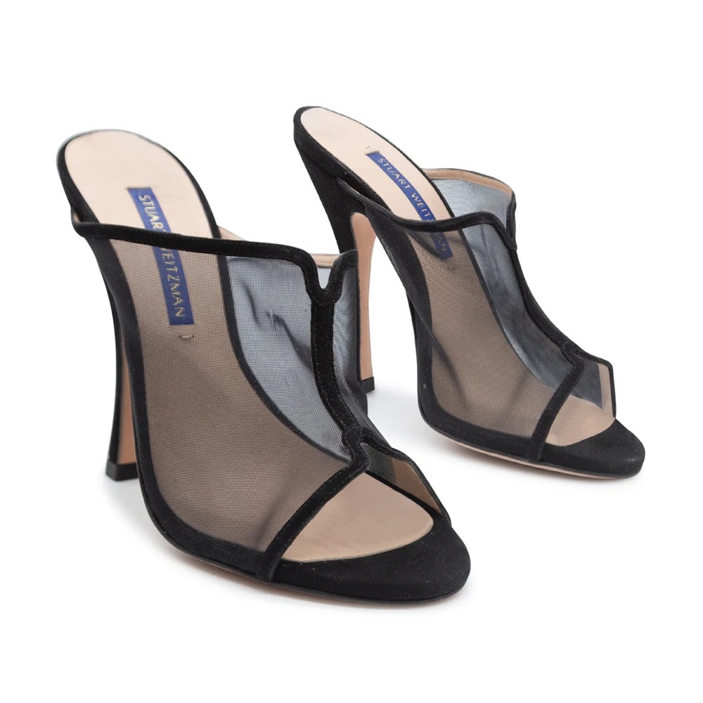 Stuart Weitzman Mya Mesh Heel - image 1